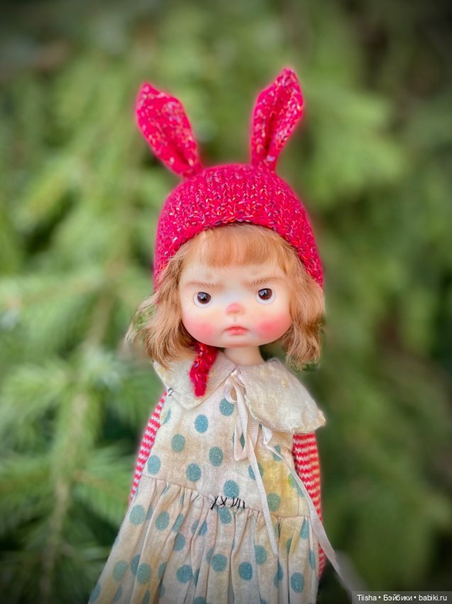 Яркие шапочки для Daya doll и Bubble от itswafflecon