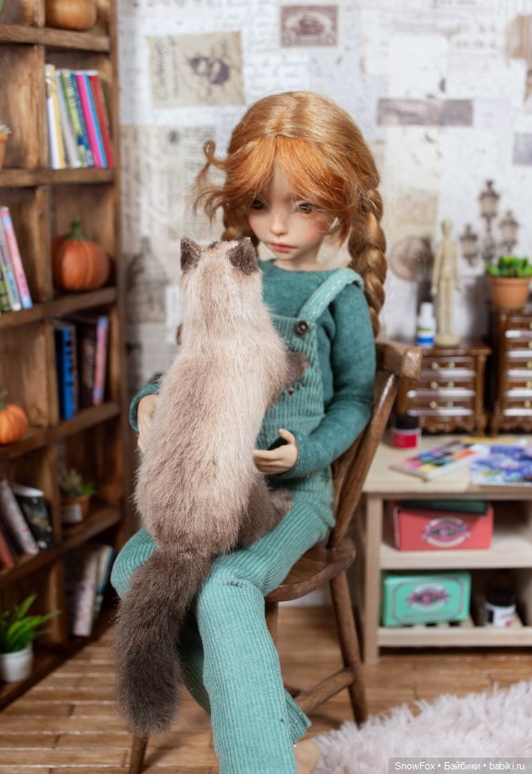 Уютный день с котейкой — Куклы Milim Studio (Милим): российские БЖД (фото 6)