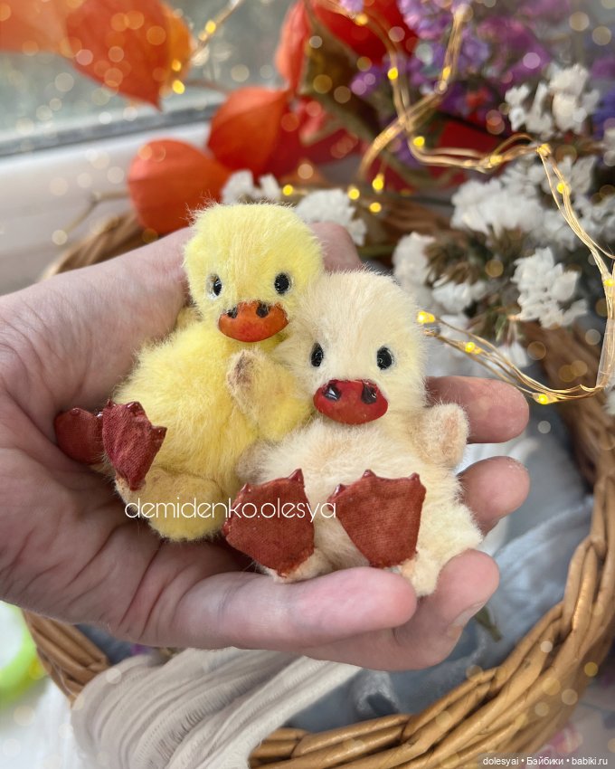 Маленькие утята Симба и Пумба 💓🐸