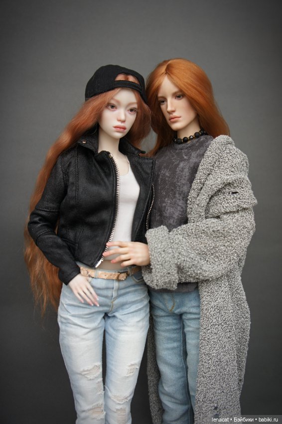 Рыжики - сладкая парочка — Авторские куклы BJD (БЖД) у нас дома: фото