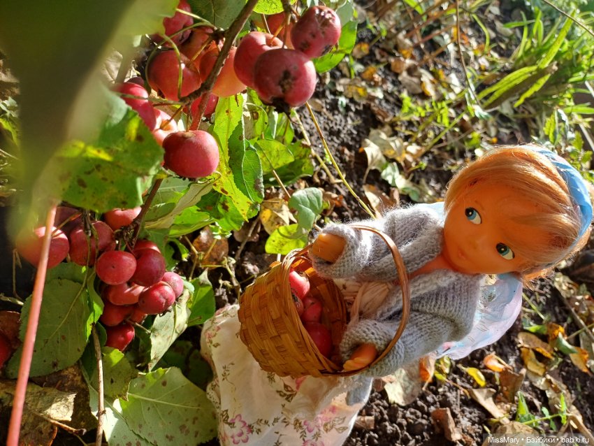 Ульяна и яблоки 🍎🍎🍎 — Винтажные куклы ГДР (Немки): Бигги (фото 9)