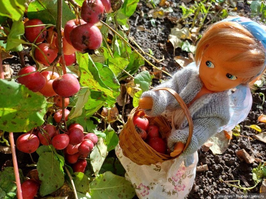 Ульяна и яблоки 🍎🍎🍎 — Винтажные куклы ГДР (Немки): Бигги (фото 8)