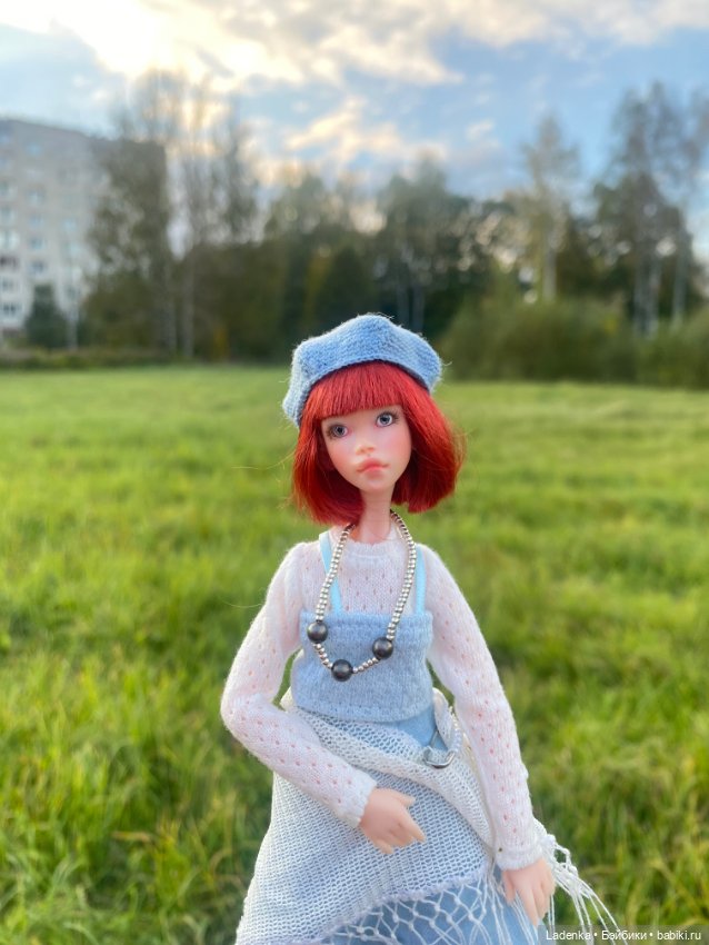 Осенний марафон Жанны ( авторская куколка Anfisa Dolls)