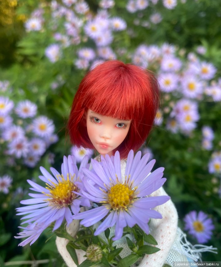 Осенний марафон Жанны ( авторская куколка Anfisa Dolls)