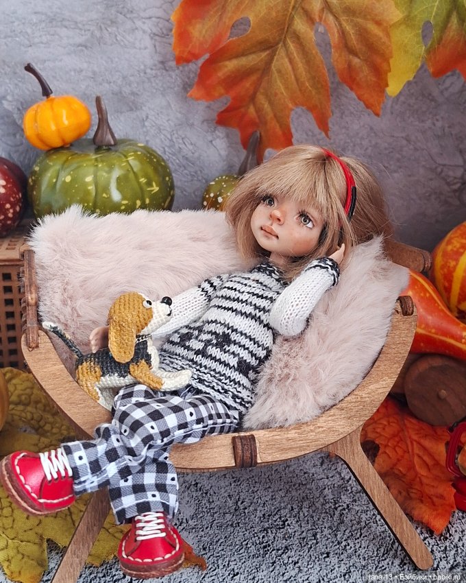 Мелодии осени...☔️🍂🍁⛅️☕️ — Одежда и обувь для кукол своими руками: фото
