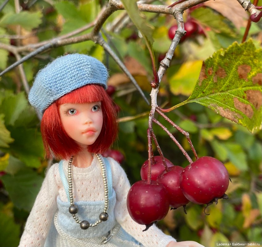 Осенний марафон Жанны ( авторская куколка Anfisa Dolls)
