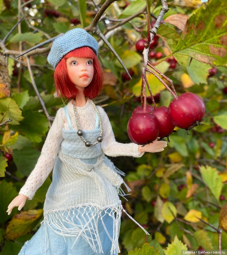 Осенний марафон Жанны ( авторская куколка Anfisa Dolls)