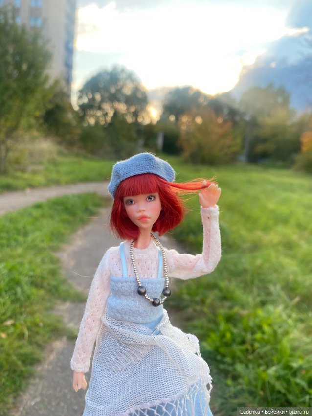 Осенний марафон Жанны ( авторская куколка Anfisa Dolls) (фото 10)