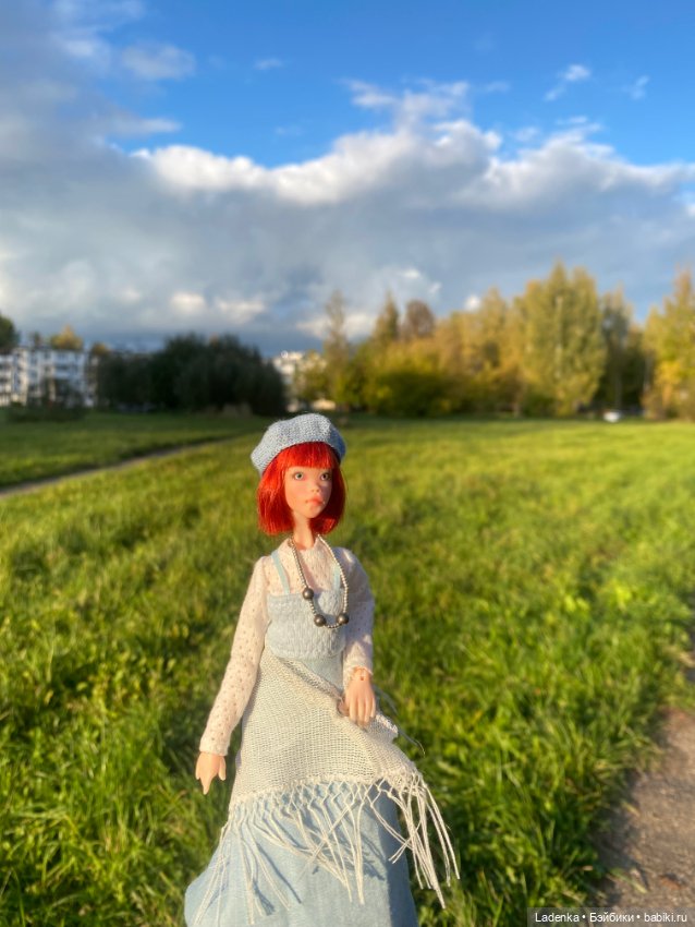 Осенний марафон Жанны ( авторская куколка Anfisa Dolls) (фото 9)