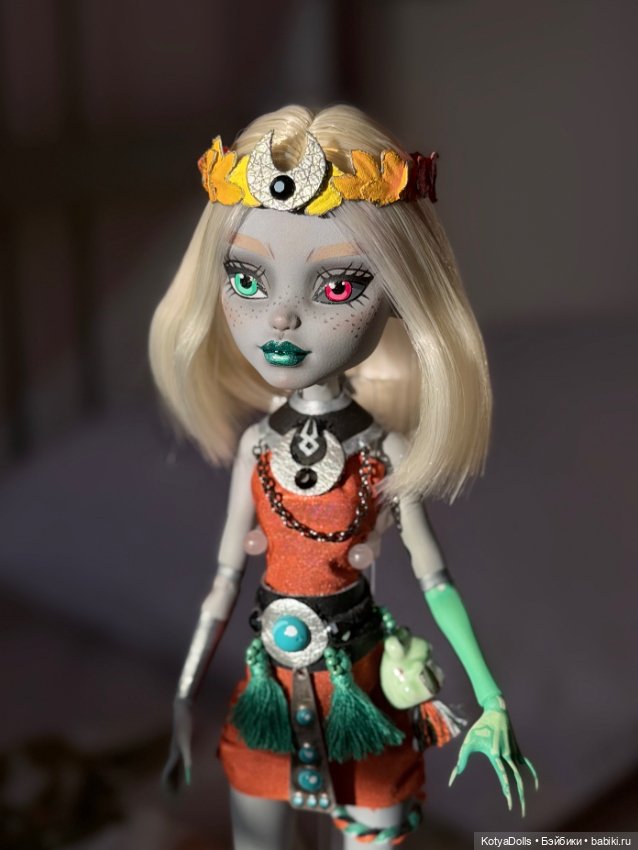 Мелиноя Hades II — ООАК Monster High и Ever After High: репейнт