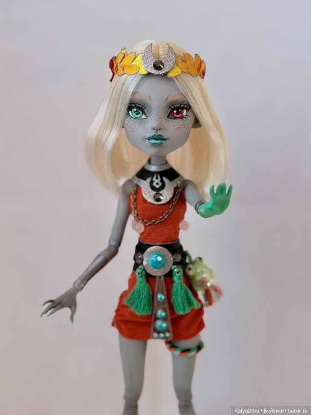 Мелиноя Hades II — ООАК Monster High и Ever After High: репейнт
