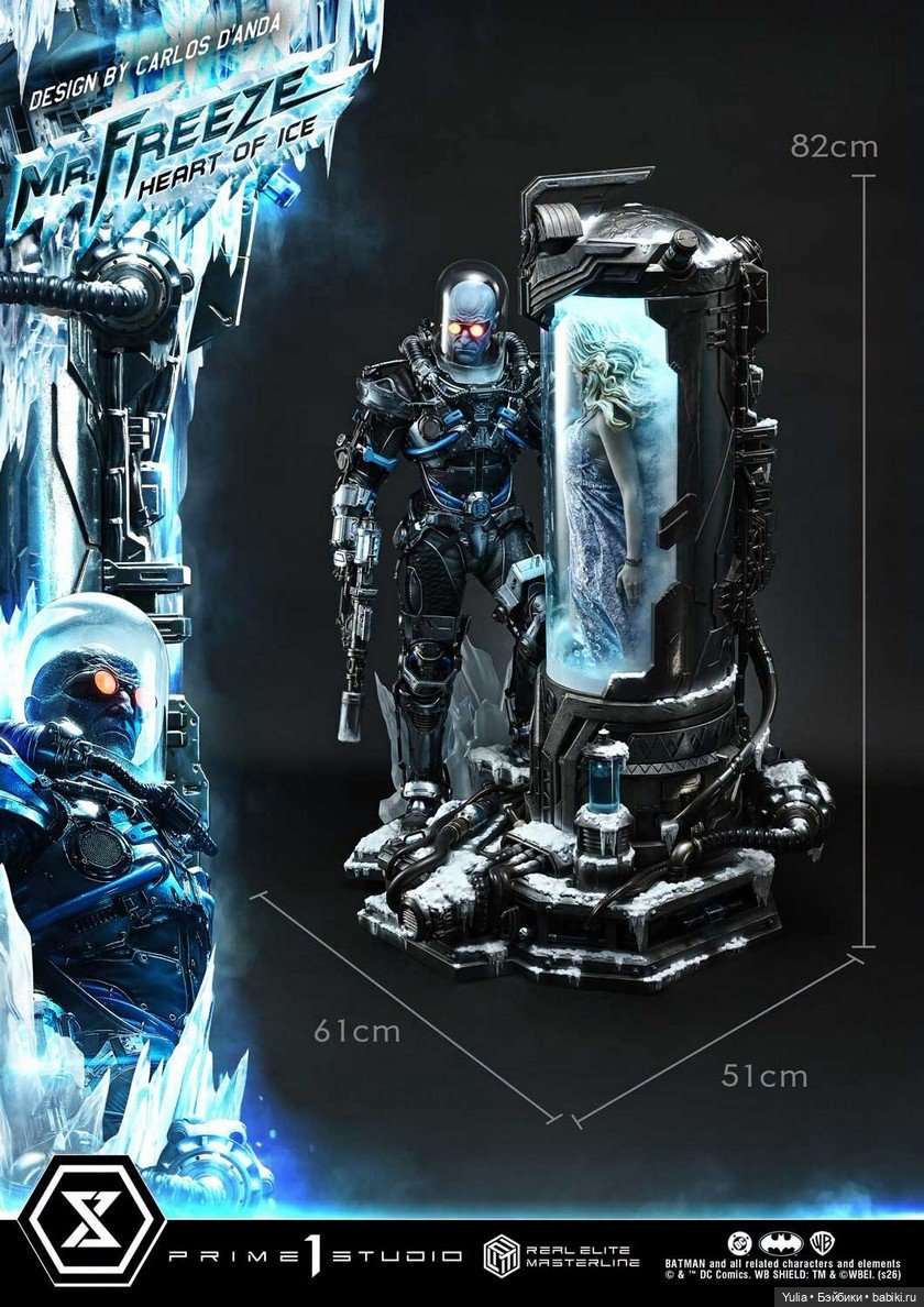 Статуя Mr. Freeze «Heart of Ice» 1/3 от Prime 1 Studio (фото 3)