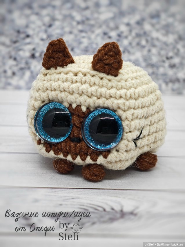 Квадратный котик — Вязаные игрушки и амигуруми: крючком (фото 3)
