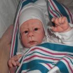 Моя маленькая лапочка Настёна - реалистичная куколка младенец реборн. Добавила фото!