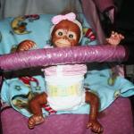 Маленькая обезьнка реборн - Бинди