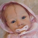 Сегодня появился на свет голубоглазый ангел. Кукла реборн Robin от Adrie Stoete