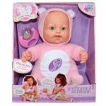 Игровая интерактивная кукла "Забавный малыш" с погремушкой