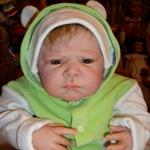 Показ мод, в роли модели - кукла реборн Барри от Одри Стойт