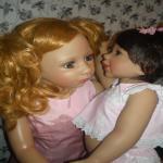 Ангелина и Нелли и их маленькая фотосессия - куклы от Moniki Leving