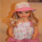 Моя Леночка приехала! Кукла Лена от Герлинде Фезер