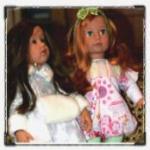 Мои первые куклы Готц - Снегурочка Сара и Ханна, наши первые фото