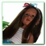 Снегурочка Сара сменила имидж :) девочки теперь в одном стиле :)