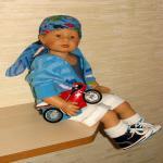 Макс собирается на море. И не один а с сестренкой! Фото ниже. Коллекционные куклы от Запф