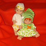 И снова близнецы - игровые пупсы от Paola Reina