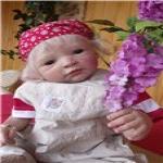 Кукла-реборн Нина на даче