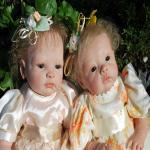 Нарядные Нина и Софийка  отправились к свои мамочкам. Реалистичные куклы реборн