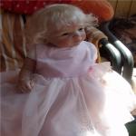 Белокурый ангел-модничает. Куколка малышка реборн