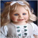 Моя Виола, коллекционная кукла от Gerlinde Feser