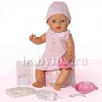 Белая соска для Беби Борн с музыкальным горшком