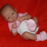 Лукерья - подарок мужа! Newborn baby doll designed by Berenguer
