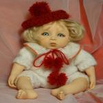 Полина - авторская кукла из Фимо, моя работа