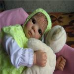 Кукла реборн Диночка. Мы успели немного принарядится