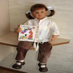 Кирочка! То ли средняя садиковская группа, то ли подготовишка уже! Zapf - коллекционная кукла