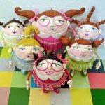 Авторские куклы из паперлея - папье-маше