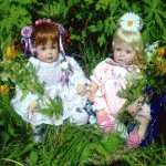 Прогулка в лес. Мои куклы Адорочки