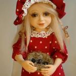 Девочка с гнездом - новая куколка, моя работа