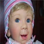 Застенчивая кокетка  - коллекционная кукла от Моники Гердес