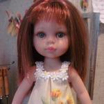 Дашуля в сарафанчике с новой прической, кукла от Паолы Рейна