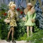 Выкройка одежды для куклы Барби - платья, пальто