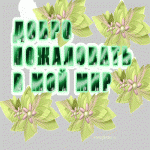 Добро пожаловать в мой маленький мир! Часть 3