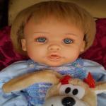 Вот такой парень завёлся в нашем цветнике! Бориска - кукла Paola Reina