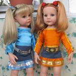 Игровые куклы Gotz: Сестрички Соня, Саша, Стелла и их подружка Алина