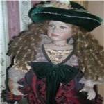 продана Коллекционная фарфоровая кукла