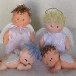 Маленький ангелочек - изготовление текстильной куклы своими руками