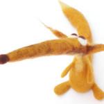 Оригинальные игрушки методом валяния из шерсти