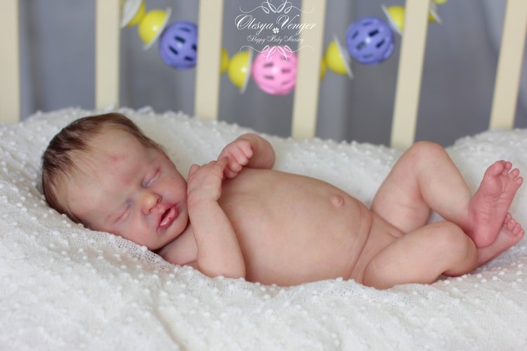 Моя крохотуля Инди. Кукла реборн Олеси Венгер